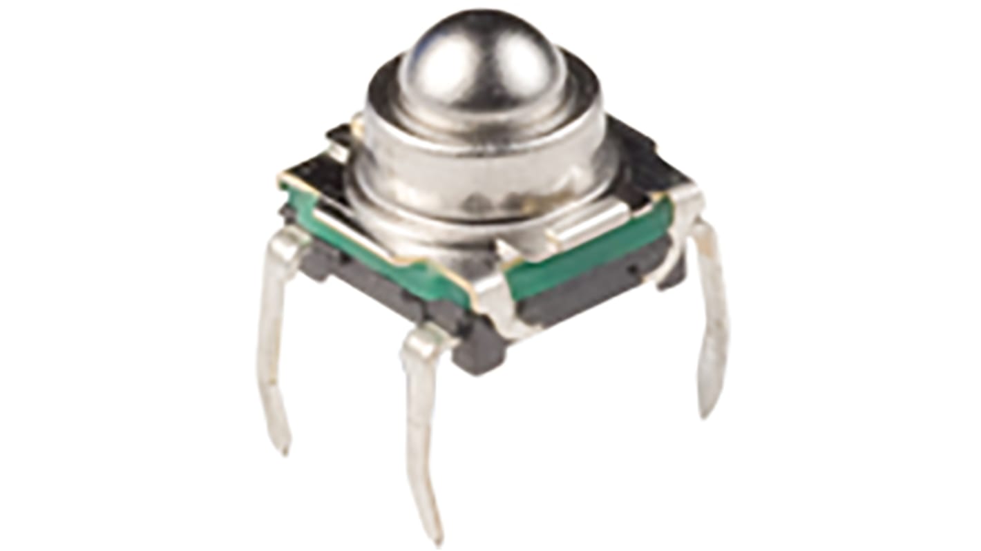 IP60 Top Tactile Switch, SPST 50 mA 6.65mm Through Hole