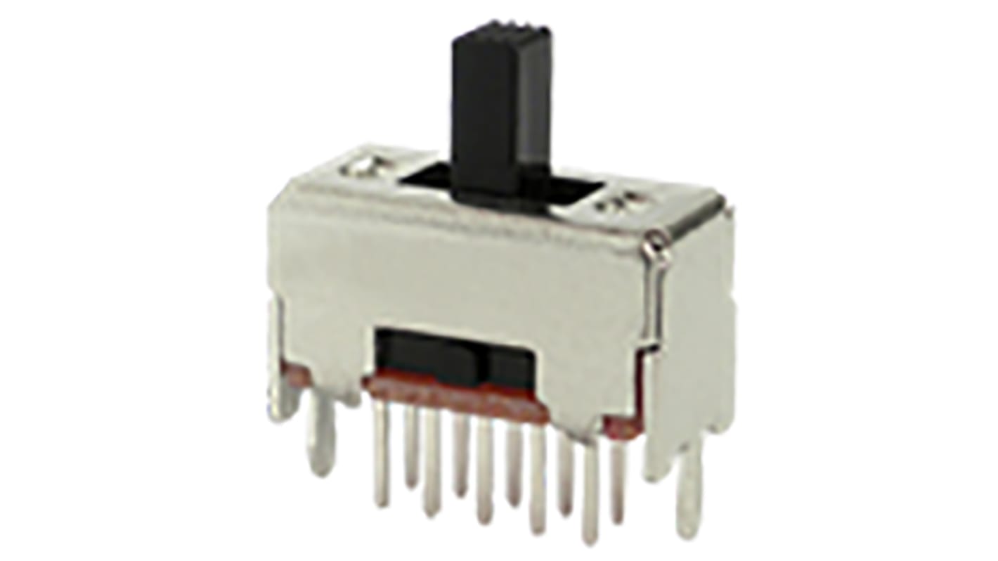 C & K Through Hole Slide Switch SPDT Latching Standard