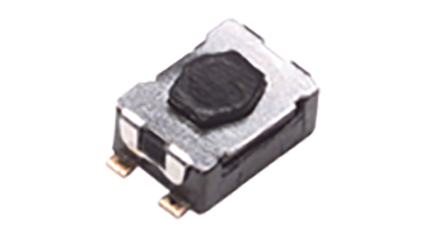 IP40 Top Tactile Switch, SPST 50 mA 1.9mm Surface Mount
