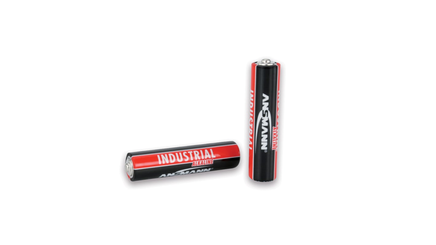 Ansmann Industrial Alkaline AAA Batteries 1.5V