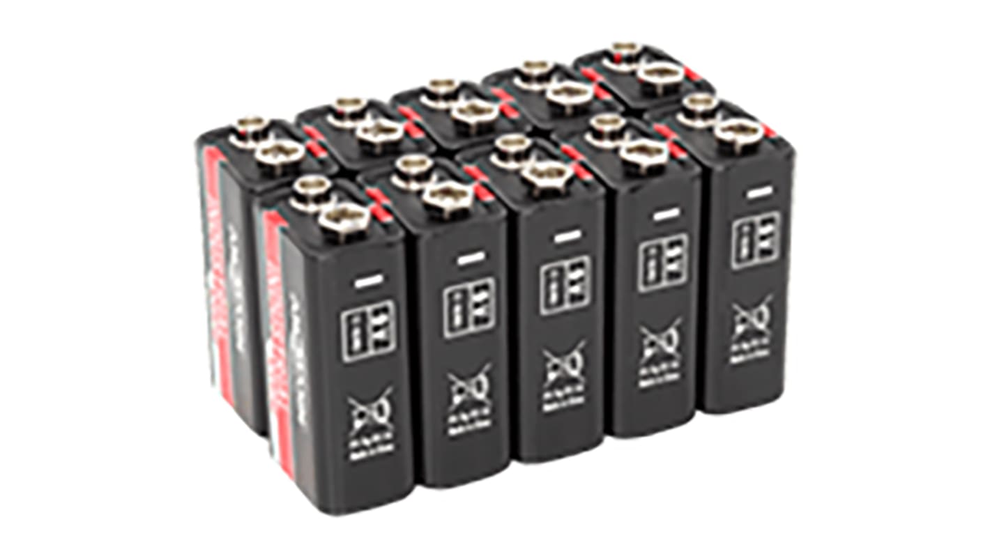 Ansmann Ansmann Industrial Alkaline 9V Batteries 9V