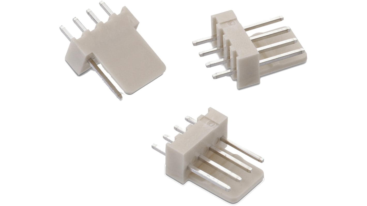 Conector macho para PCB Wurth Elektronik serie WR-WTB de 6 vías, 1 fila, paso 2.54mm, para soldar, Montaje en orificio