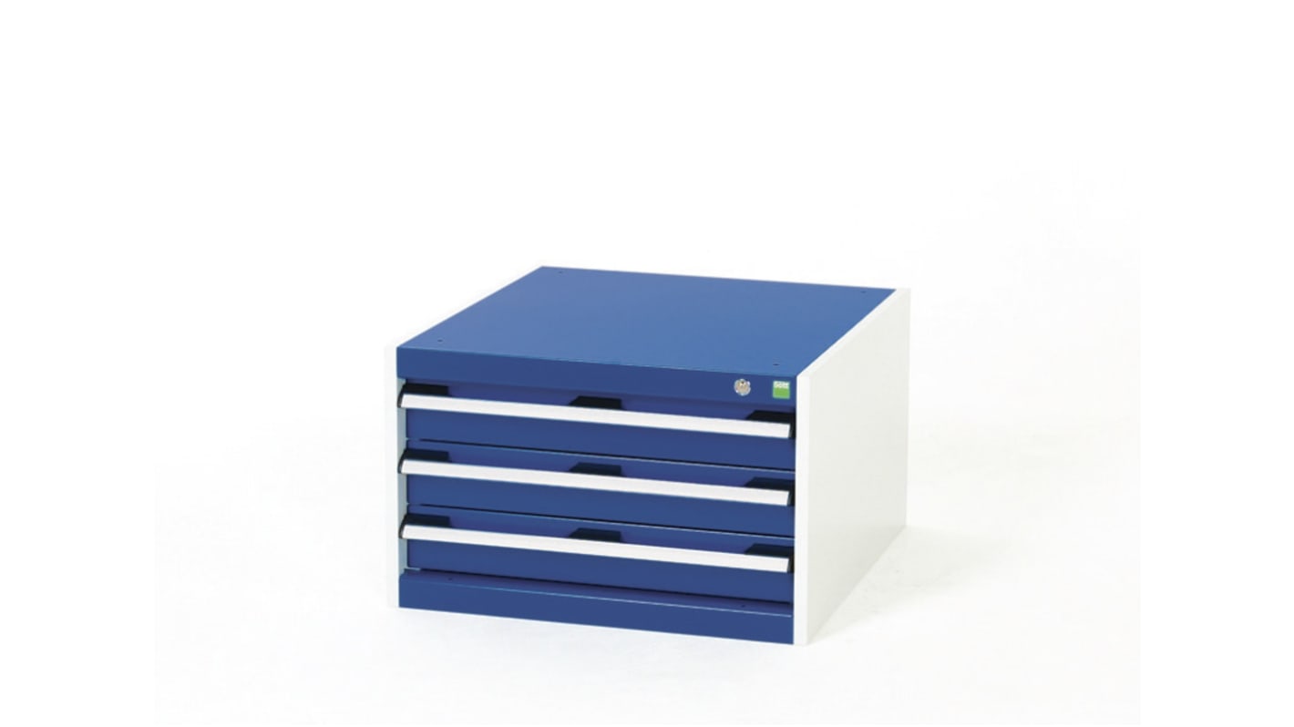 Bott Drawer Unit, 400mm x 650mm x 650mm, Blue, Grey