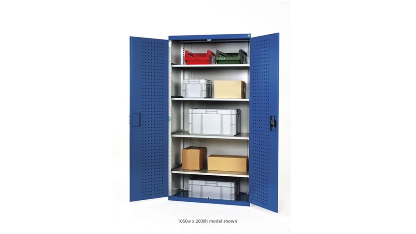 Bott 2 Door Steel Floor Standing Storage Cabinet, 2000 x 1050 x 650mm