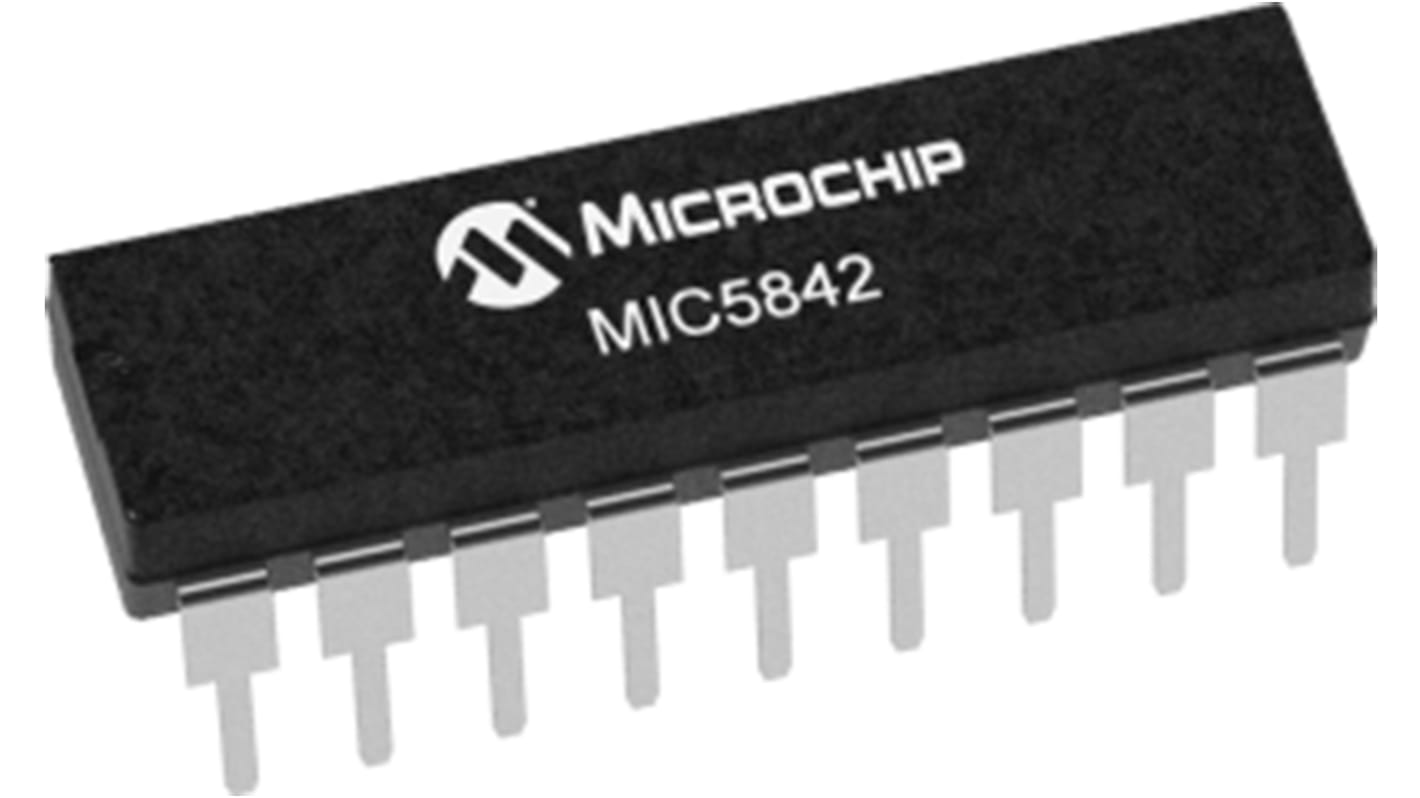 Microchip MIC5842YN Octal-Bit 8 Bit Latch, Transparent D Type, 18-Pin DIP