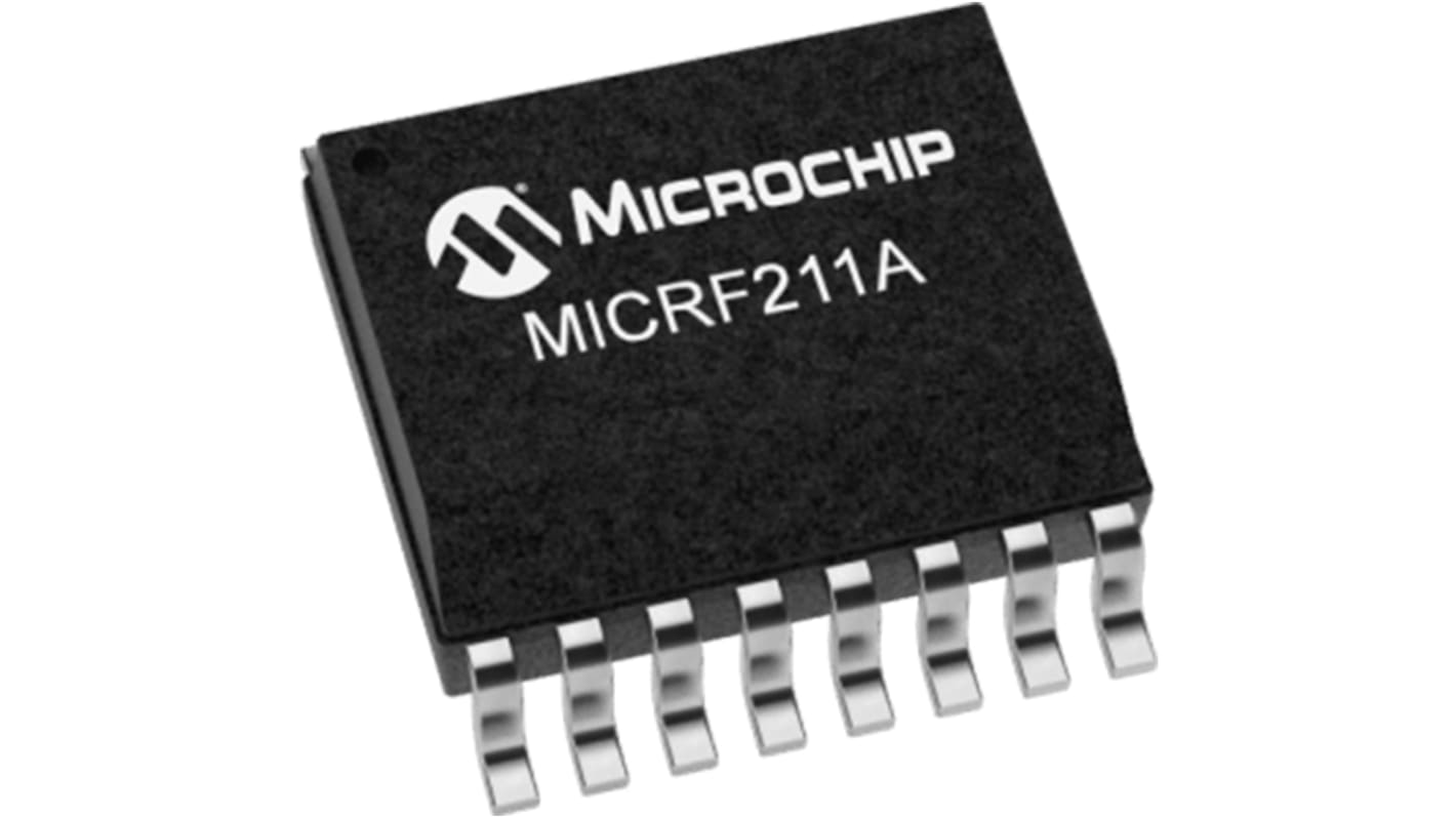 Odbiornik RF Microchip ASK, OOK, 3,6 V