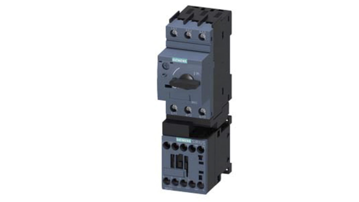 Siemens 3RA2110 Series Contactor, 230 V ac Coil, 3-Pole, 2 A, 0.75 kW, 1NO, 690 V ac