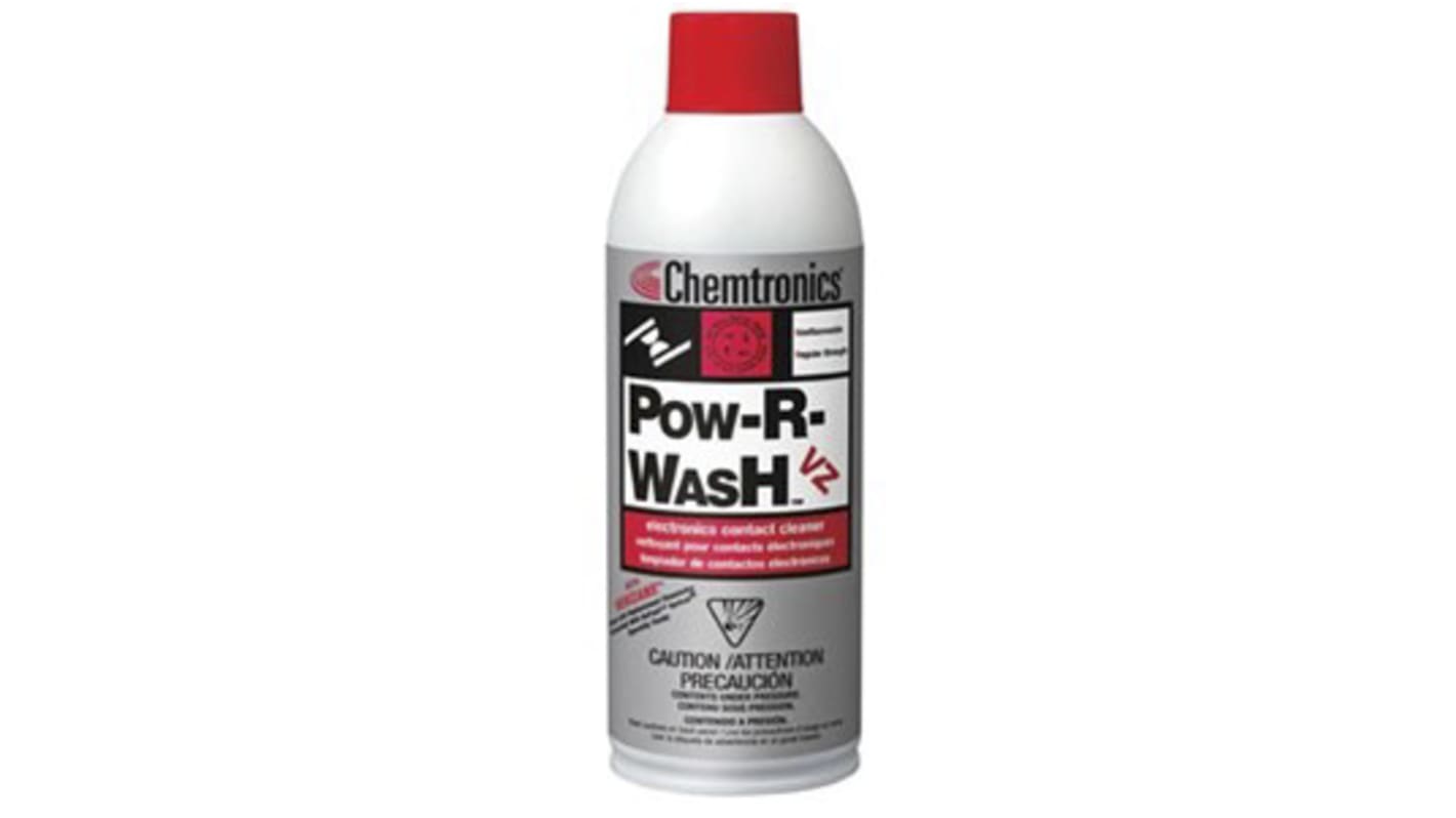 Nettoyant pour contacts électriques Chemtronics Pow-R-Wash VZ, Aérosol 340 g