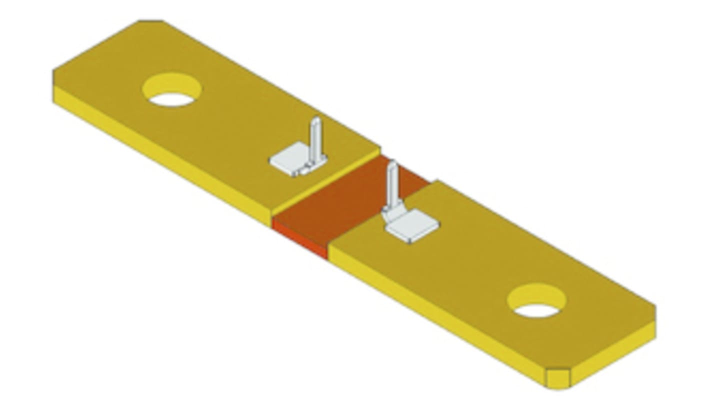 Resistencia de montaje en panel Vishay, 100μΩ ±5% 36W, 8518, Terminales de Tornillo, Lámina de Metal