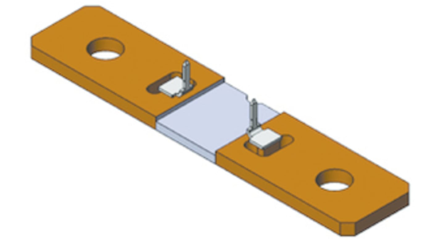 Resistencia de montaje en panel Vishay, 1mΩ ±5% 36W, 8518, Terminales de Tornillo, Lámina de Metal