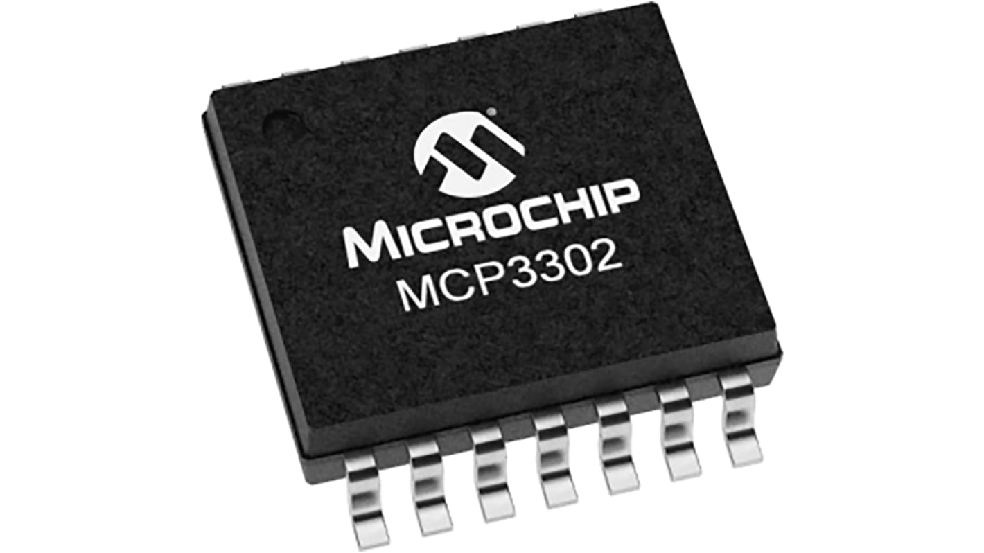 Microchip, Quad 13 bit- ADC 100ksps, 14-Pin TSSOP