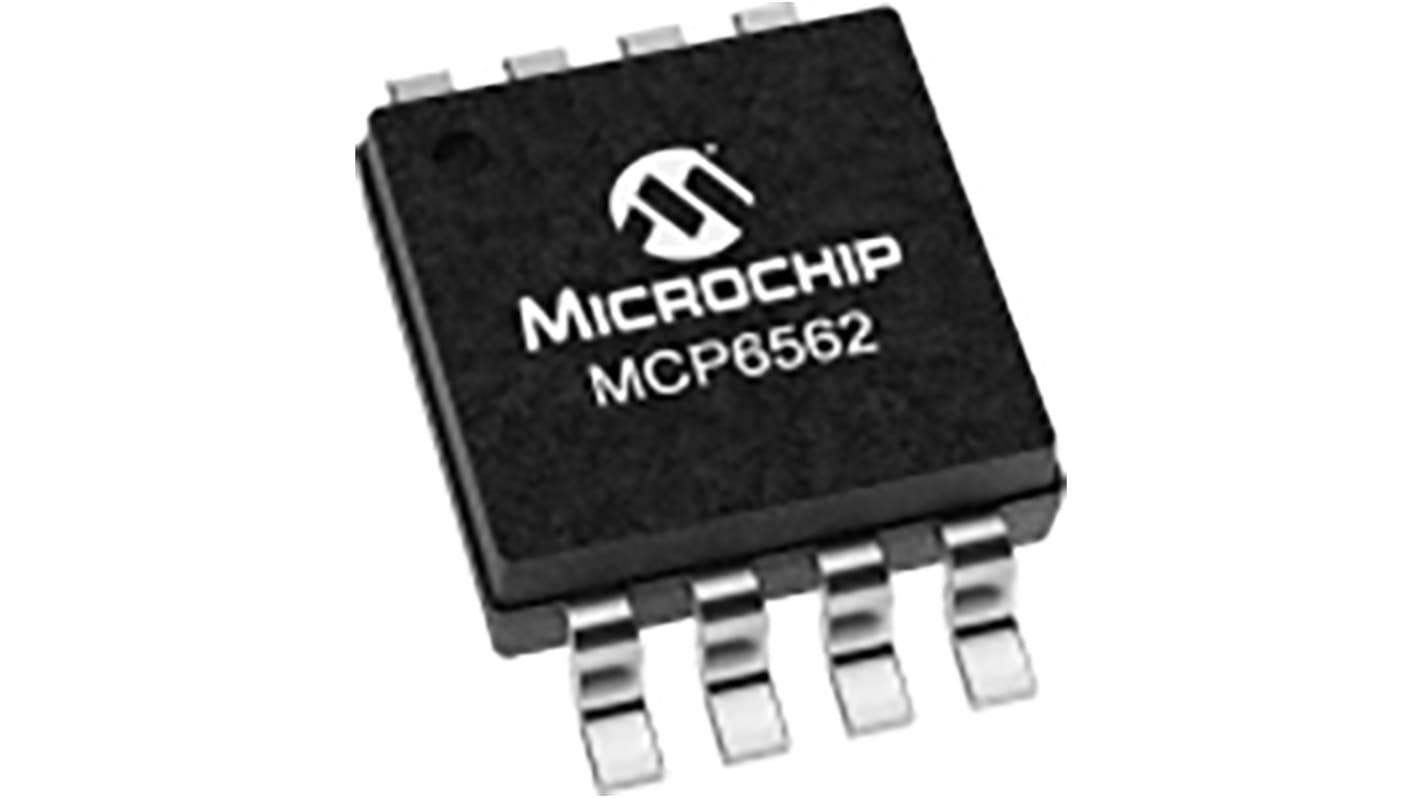 Microchip コンパレータ ・ 基準電圧, プッシュプル出力 表面実装, 8-Pin MSOP