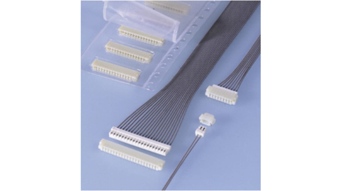 JST SUR Leiterplatten-Stiftleiste gewinkelt, 2-polig / 1-reihig, Raster 0.8mm, Kabel-Platine, Lötanschluss-Anschluss,