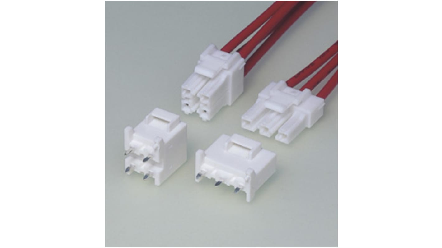 JST VYH Crimpsteckverbinder-Gehäuse Stecker 6.5mm, 6-polig / 2-reihig Gerade, PCB für VYH-Steckverbinder