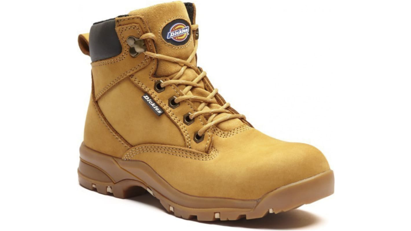 Bottes de sécurité Dickies Corbett, Femme, T 41, Miel, S3, SRC, antistatiques