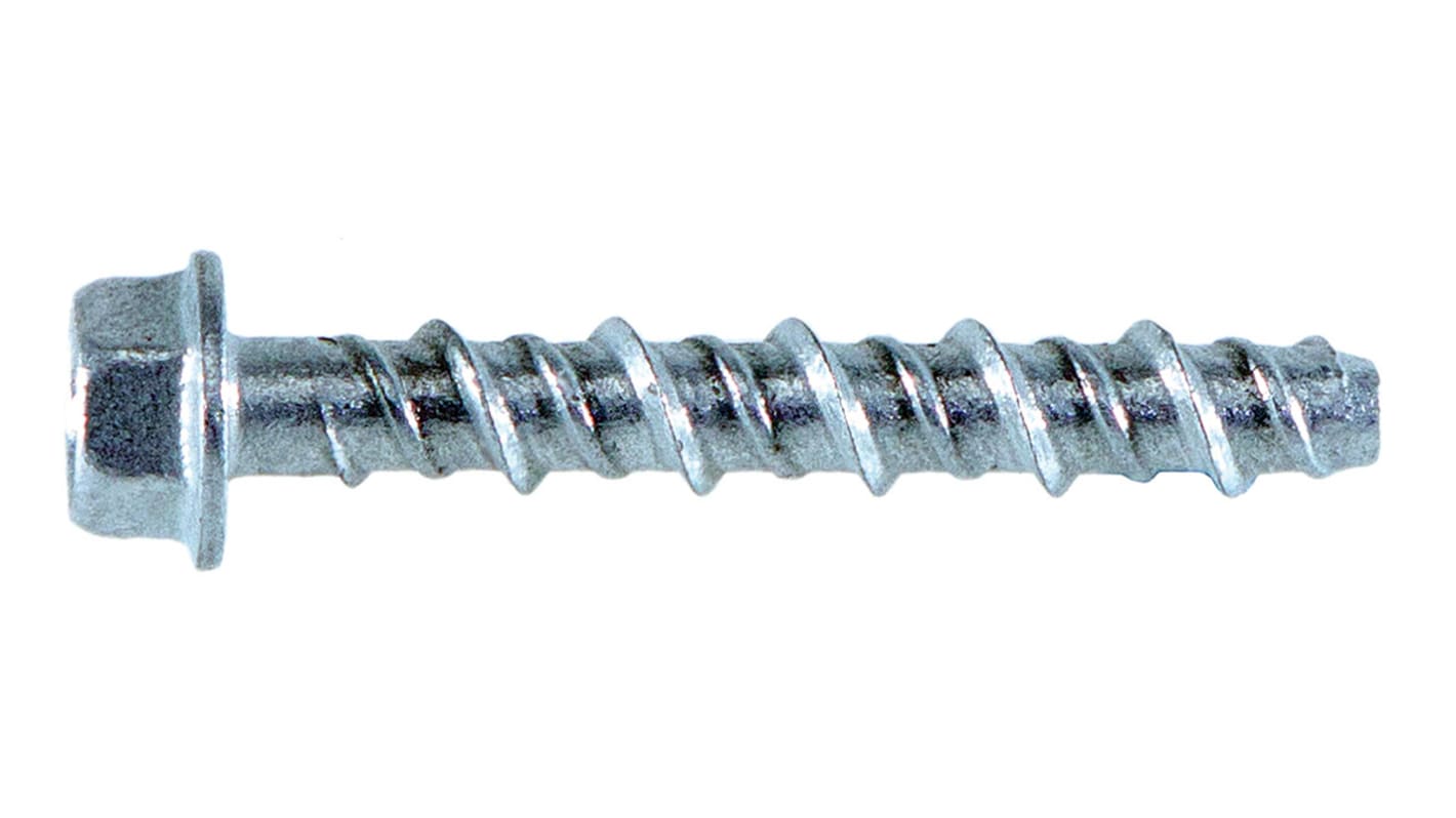 RS PRO Ankerbolt 8 x 50mm x 50mm, 10mm Fixing Hole