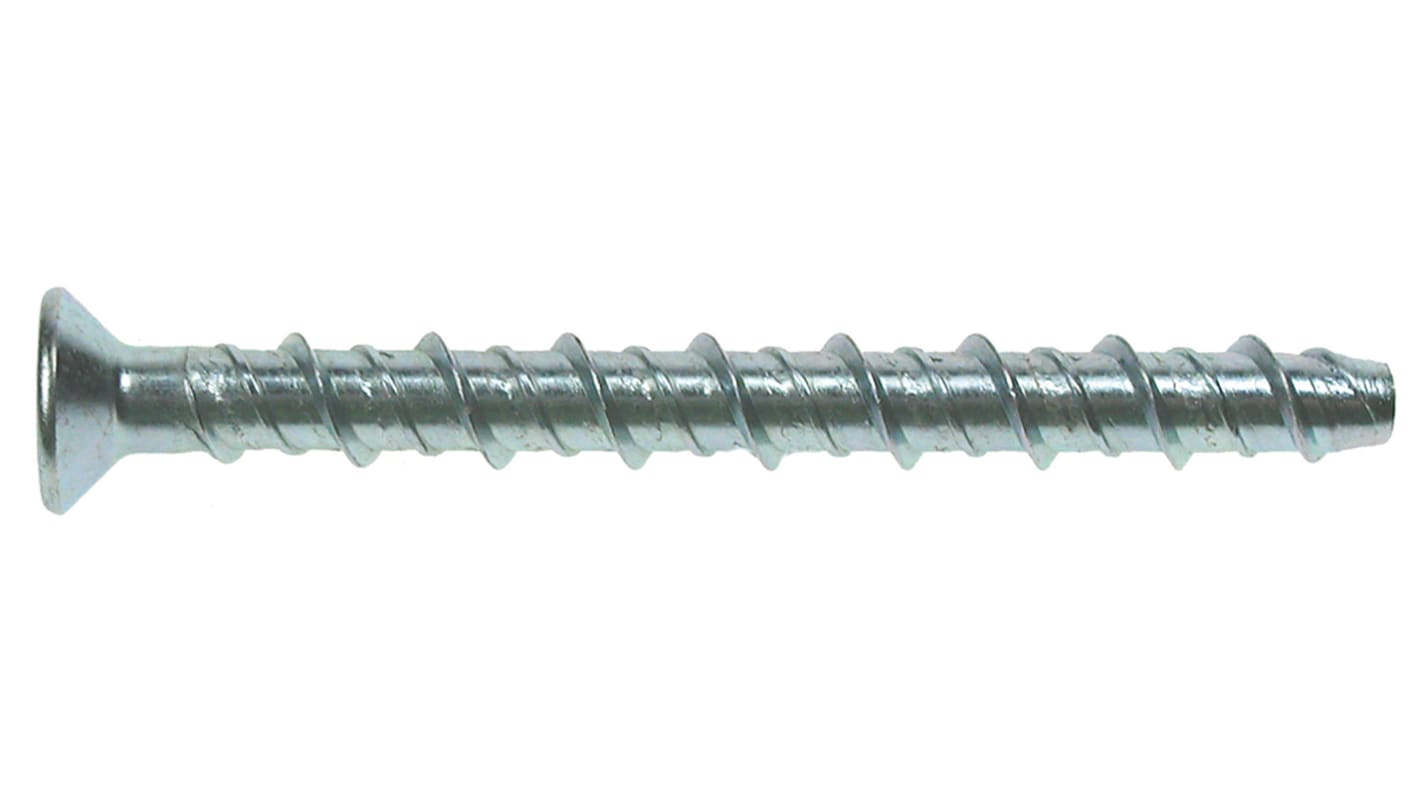 Bullone di ancoraggio RS PRO 8 x 50mm, Ø foro di fissaggio 10mm, L 50mm