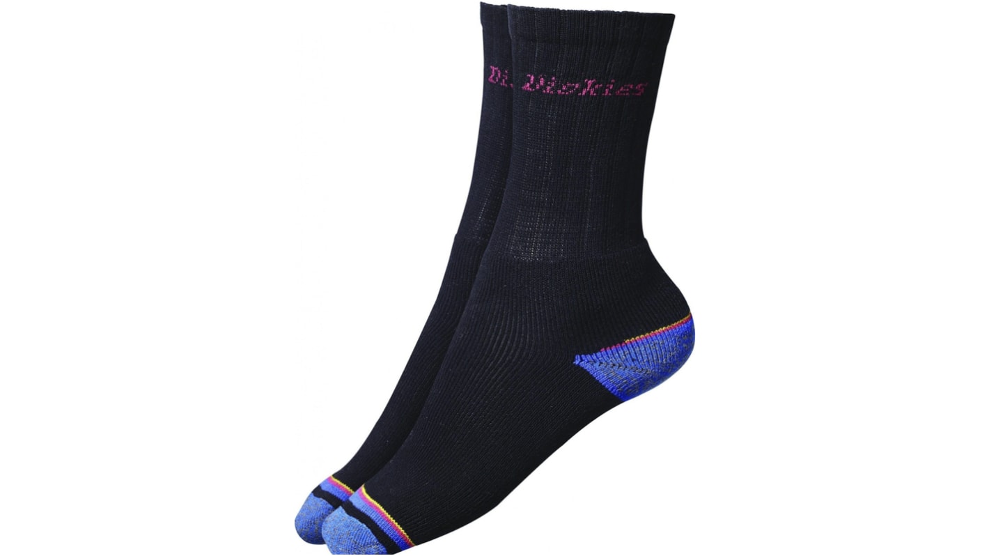 Dickies Socken, Baumwolle Schwarz, Größe 40 ￫ 45, 3 Paar