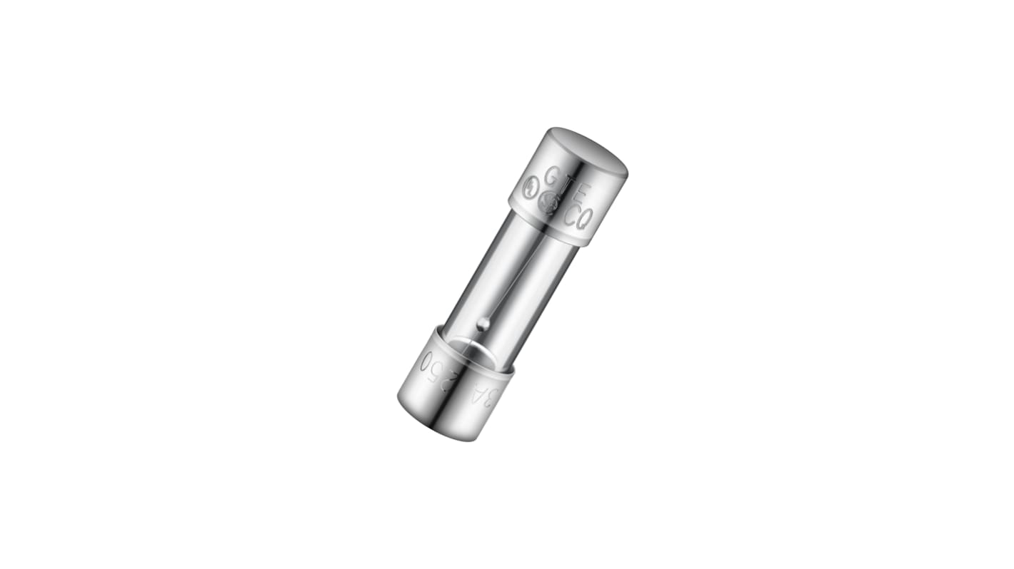 RS PRO Feinsicherung T / 6A 5 x 20mm 250V ac Glas