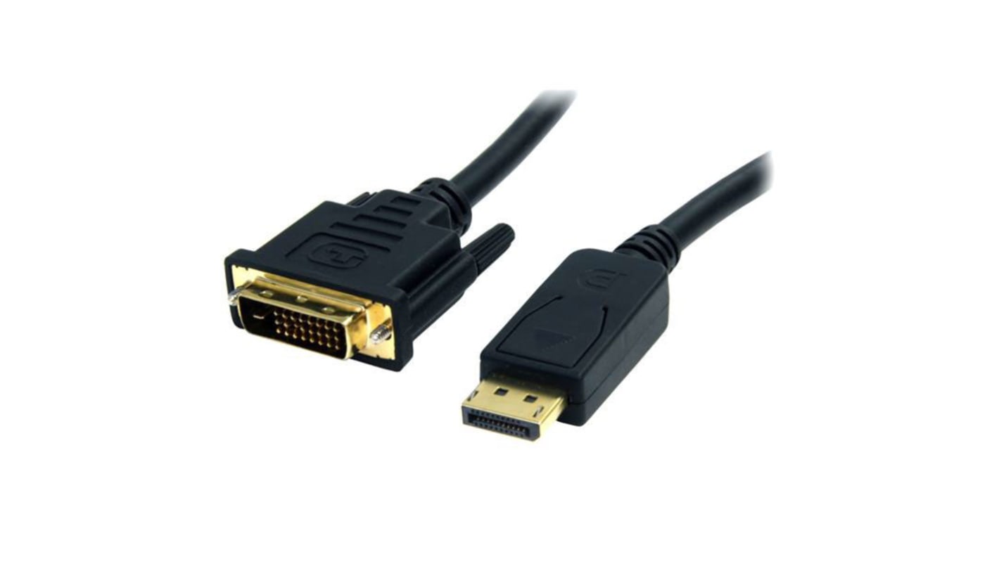 StarTech.com Adapter 1920 x 1200, Ausgänge:1, In:DisplayPort, Out:DVI, 1.8m Kabel