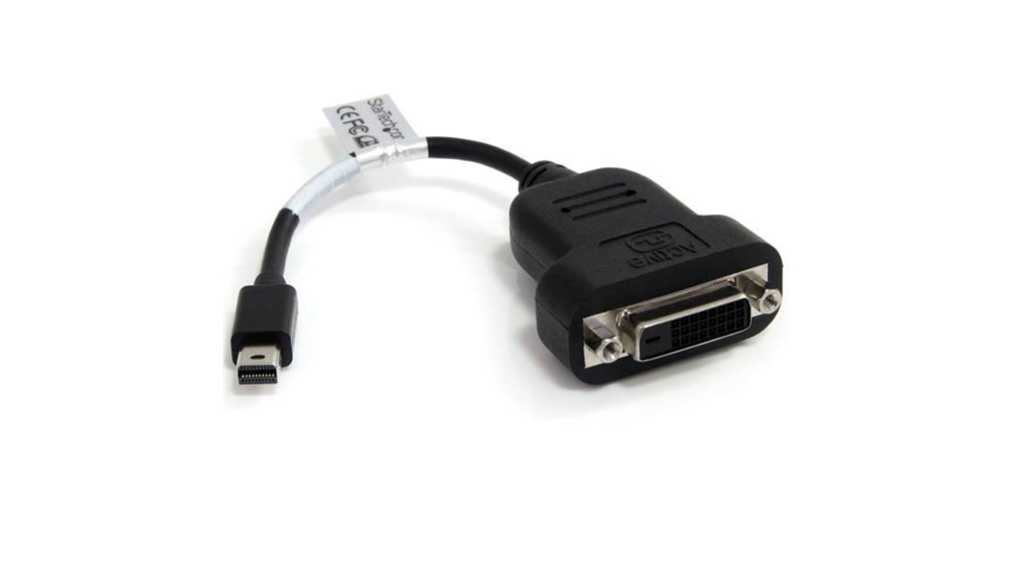 StarTech.com Adapter 1920 x 1200, Ausgänge:1, In:Mini-DisplayPort, Out:DVI, 120mm Kabel