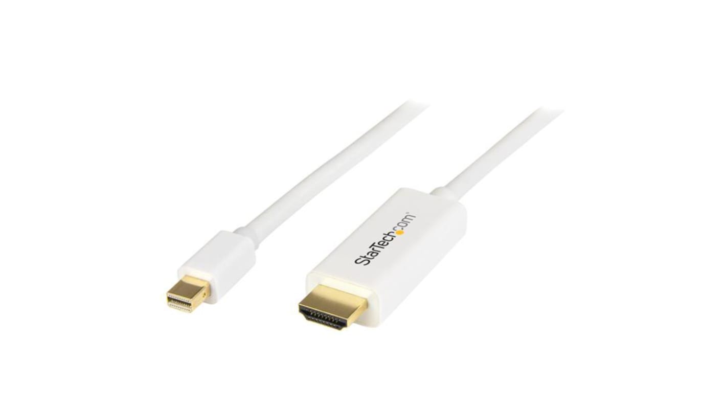 StarTech.com Mini DisplayPort to HDMI Adapter, 2m Length - 4K x 2K Maximum Resolution