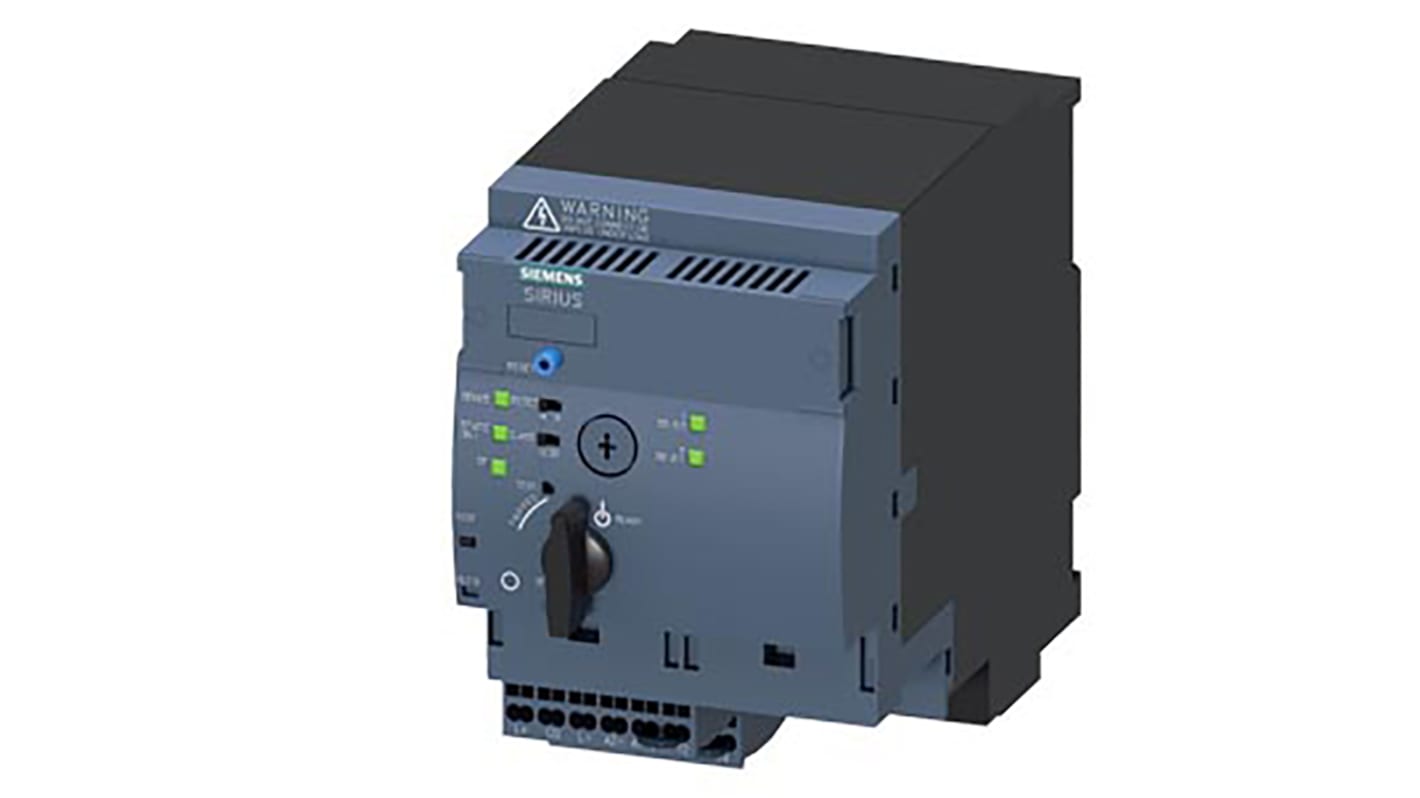 Arrancador directo Siemens SIRIUS 3RA6500, 4 A, 690 V ac, 3 kW, trifásico, IP20