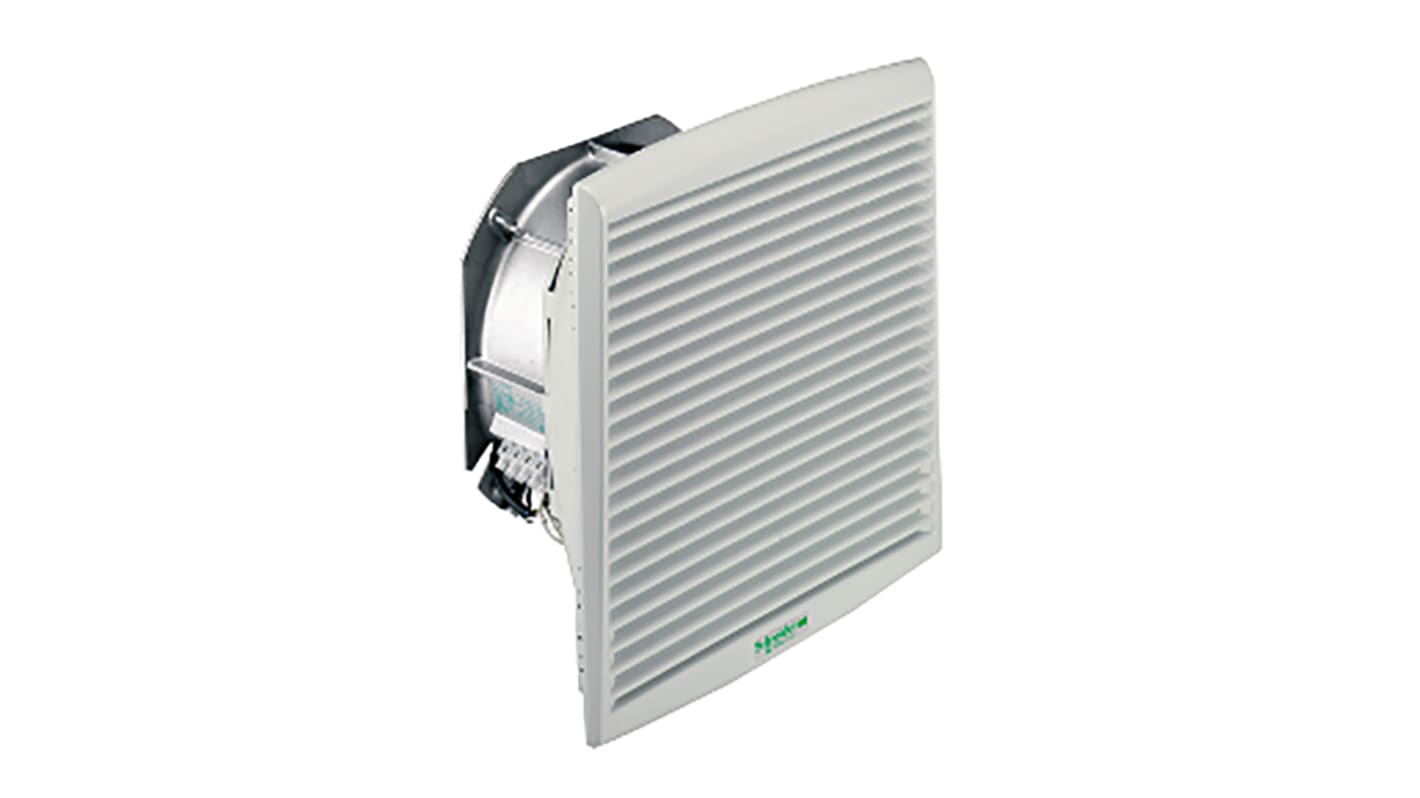 Ventilatore con filtro Schneider Electric 316 x 336mm, 207 → 244 V c.a., 562 m³/h @ 50 Hz, 586 m³/h @ 60 Hz,