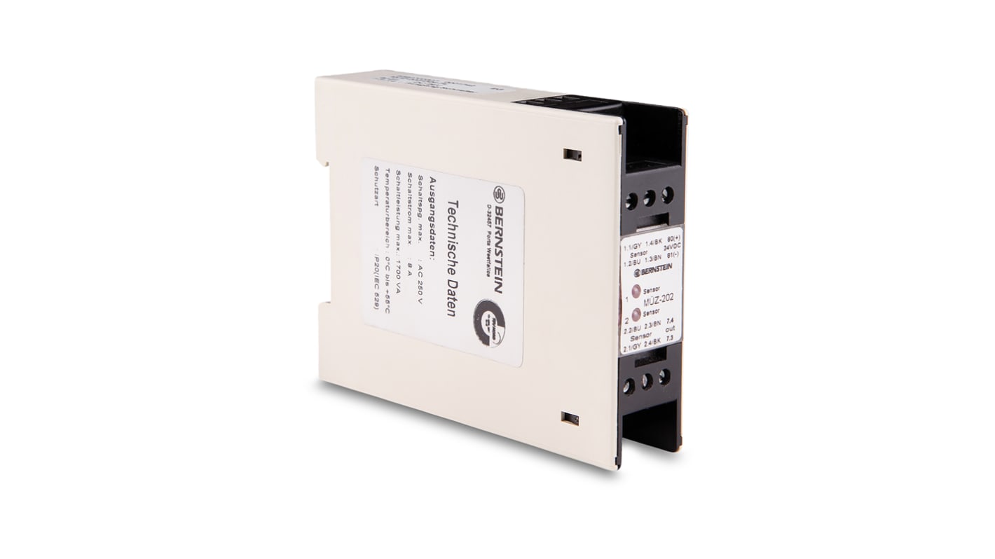 Interruptor sin contacto Bernstein AG, NA/NC, 24V dc, 8000mA, IP20