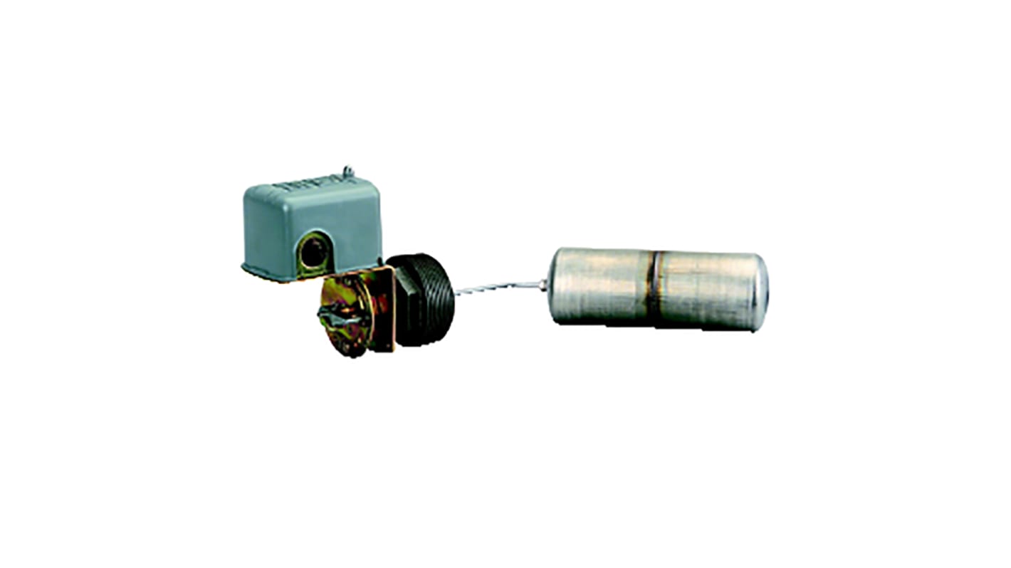 Interruptor de flotador Telemecanique Sensors de Polipropileno, con salida 2 NC DPST, montaje Roscado