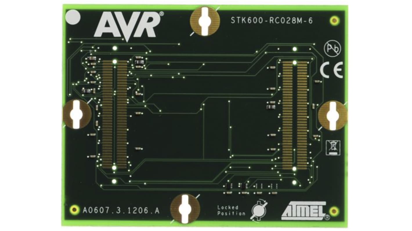 Tarjeta de enrutamiento Microchip ATSTK600-RC06, para MegaAVR de 28 contactos en zócalo DIP