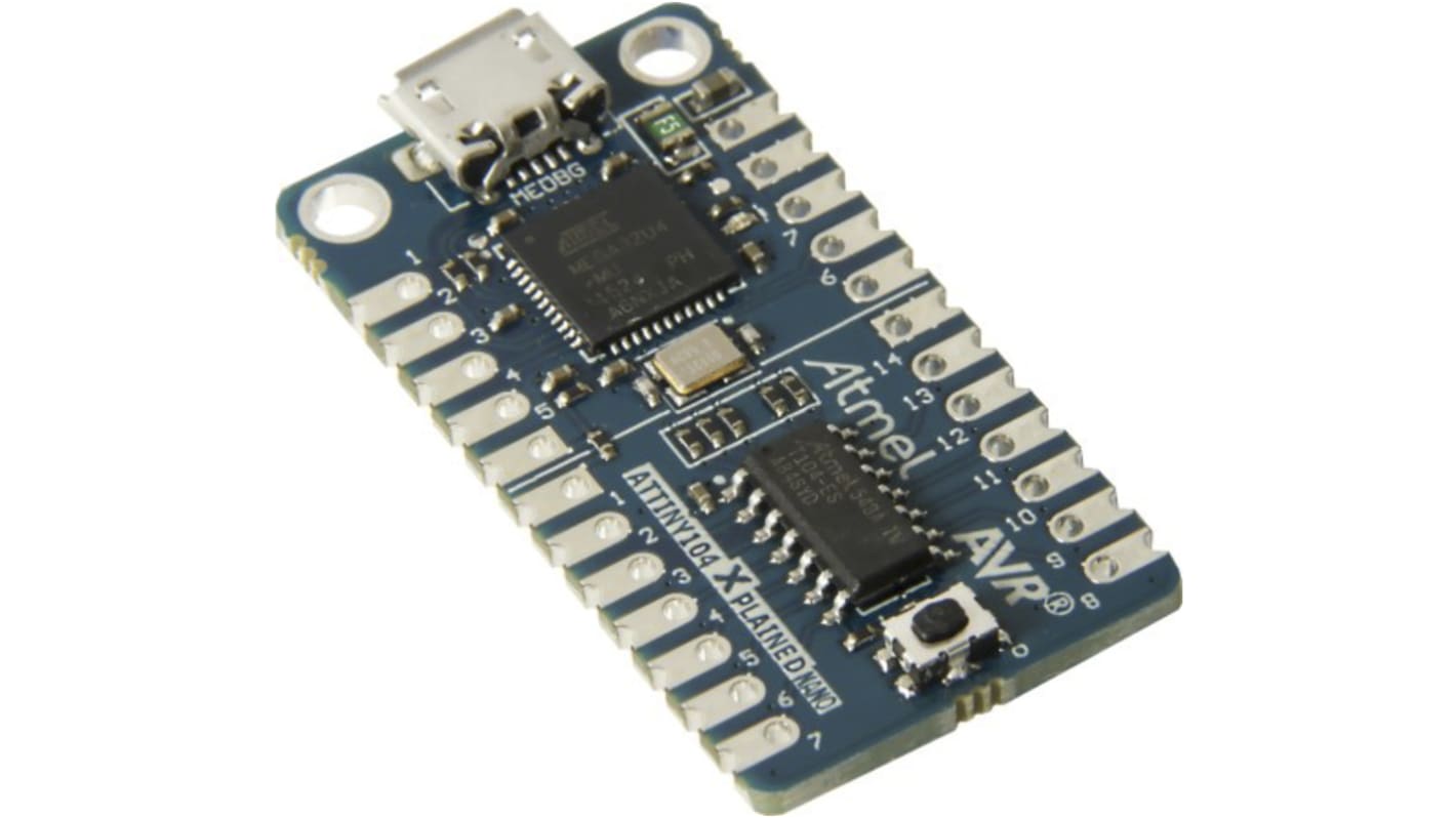 Kit di valutazione ATtiny104 Xplained Nano Microchip