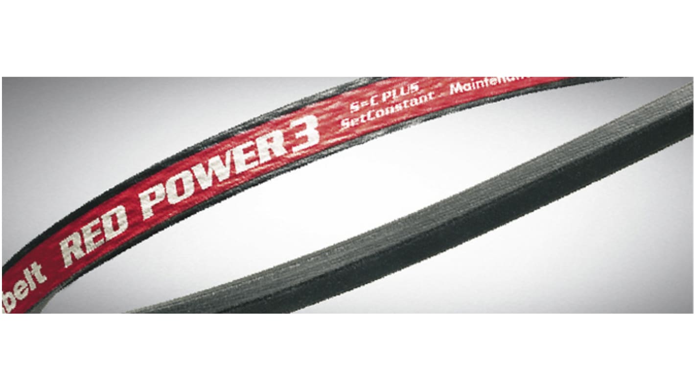 プーリー ベルト OPTIBELT 幅 12.7mm 長さ 1500mm ゴム Red Power