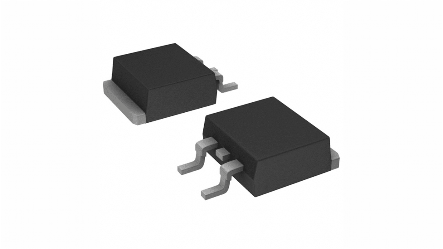 Vishay Pチャンネル MOSFET200 V 6.5 A 表面実装 パッケージD2PAK (TO-263) 3 ピン