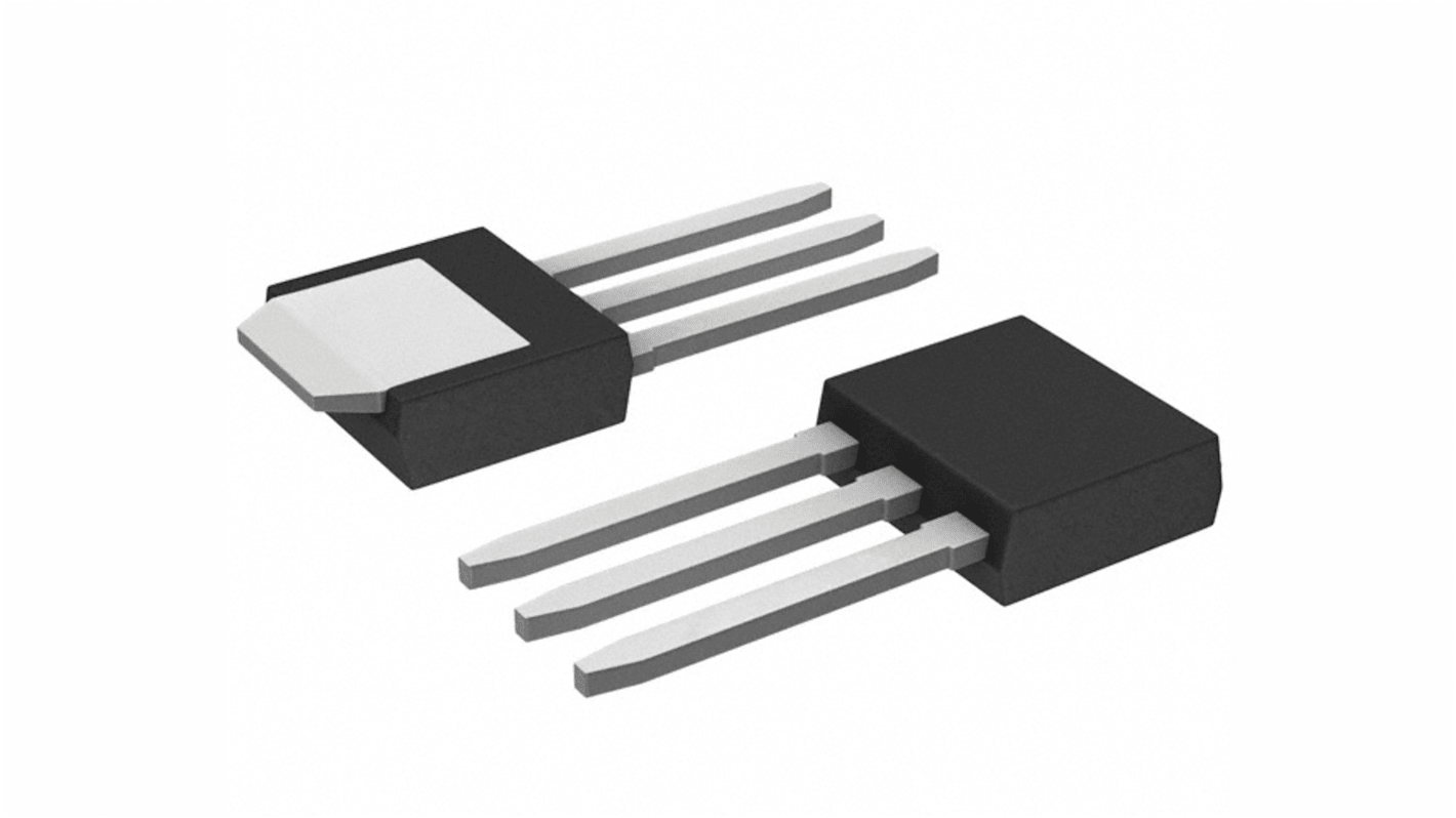 P-Channel MOSFET, 3.1 A, 100 V, 3-Pin IPAK Vishay IRFU9110PBF