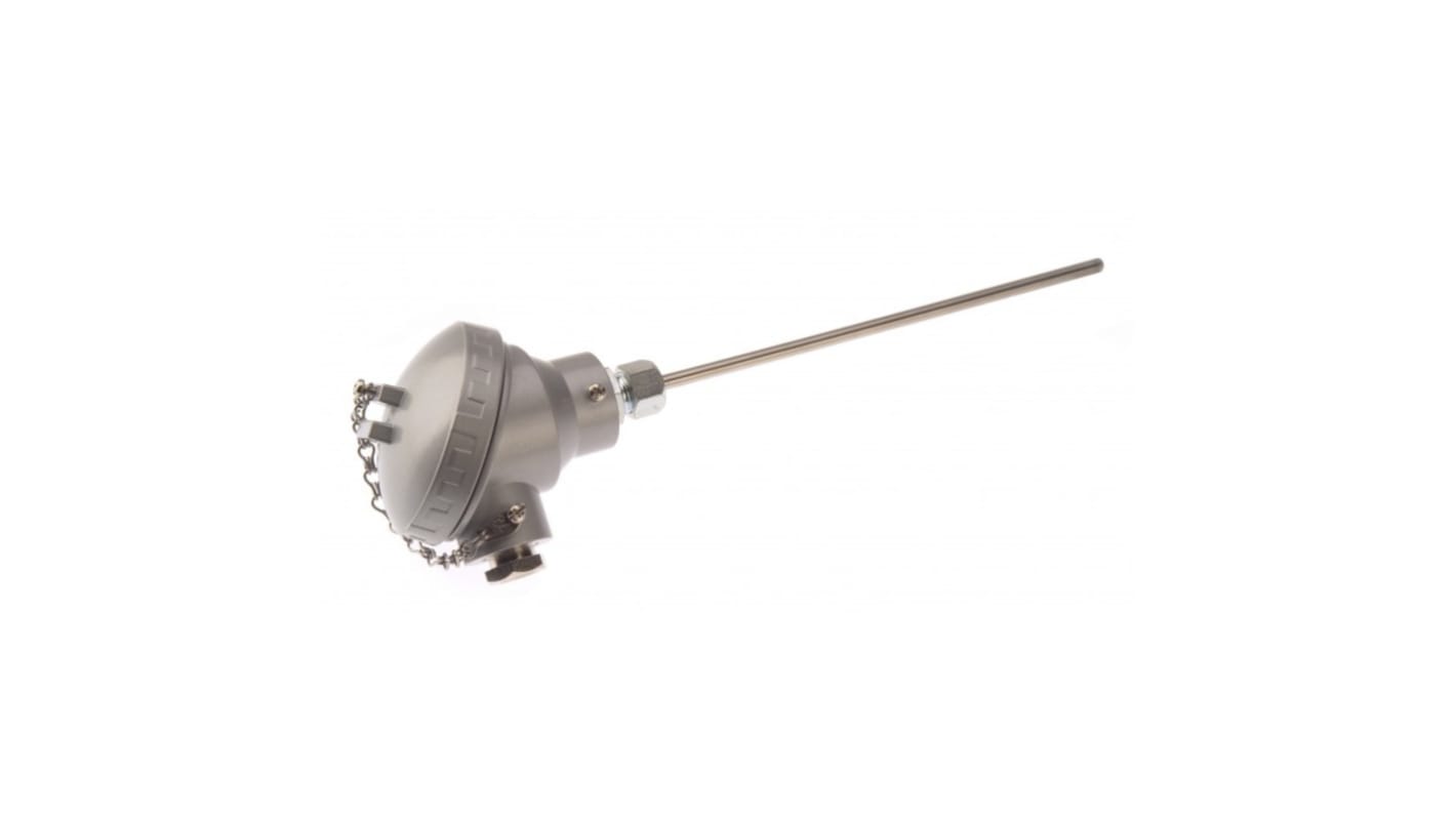 Thermocouple à isolation minérale RS PRO type K Ø 6mm, L 150mm, +1100°C max à Tête de borne KNE