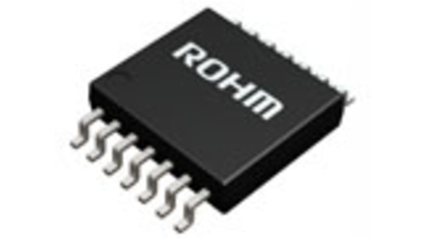 ROHM, DAC Hex 10 bit- 1 (Differential) LSB, 3.5 (Integral) LSB, 14-Pin SSOP-B