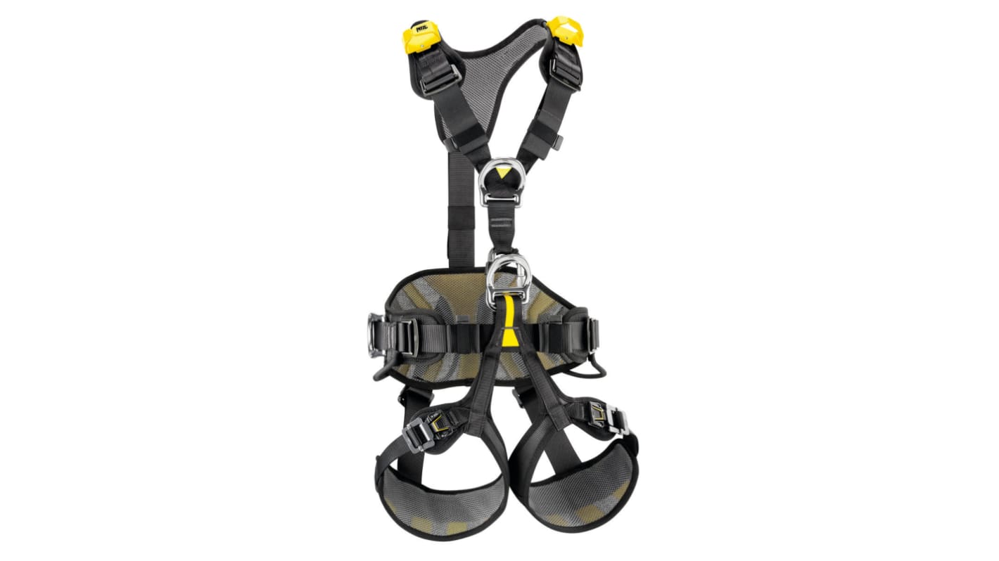 Harnais antichute Petzl, fixation Avant, Arrière, Centre de la taille, Côté taille 2, Avec ceinture