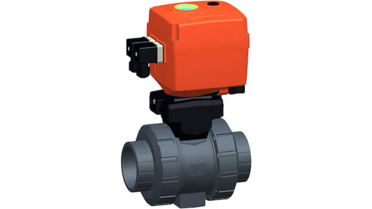 Georg Fischer 230 V Motorised & Actuated Valve, 25.4mm Pipe Size, 10 bar