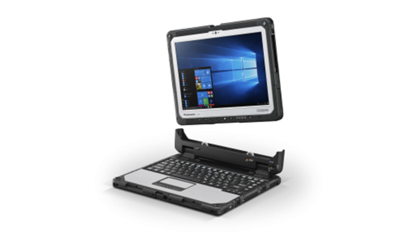 PC robusto 256 GB / 8 GB RAM 2.8kg Panasonic Windows 10, schermo 12poll, Built-In Camera, 313 x 288.4 x 46.1mm