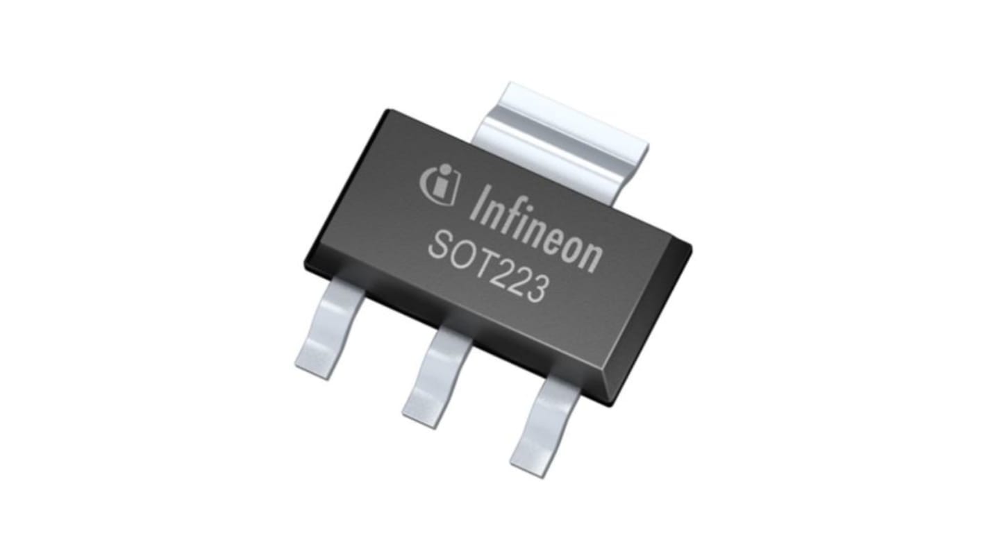 MOSFET P-kanałowy 2,9 A SOT-223 60 V SMD Pojedynczy 10,8 W 130 miliomów