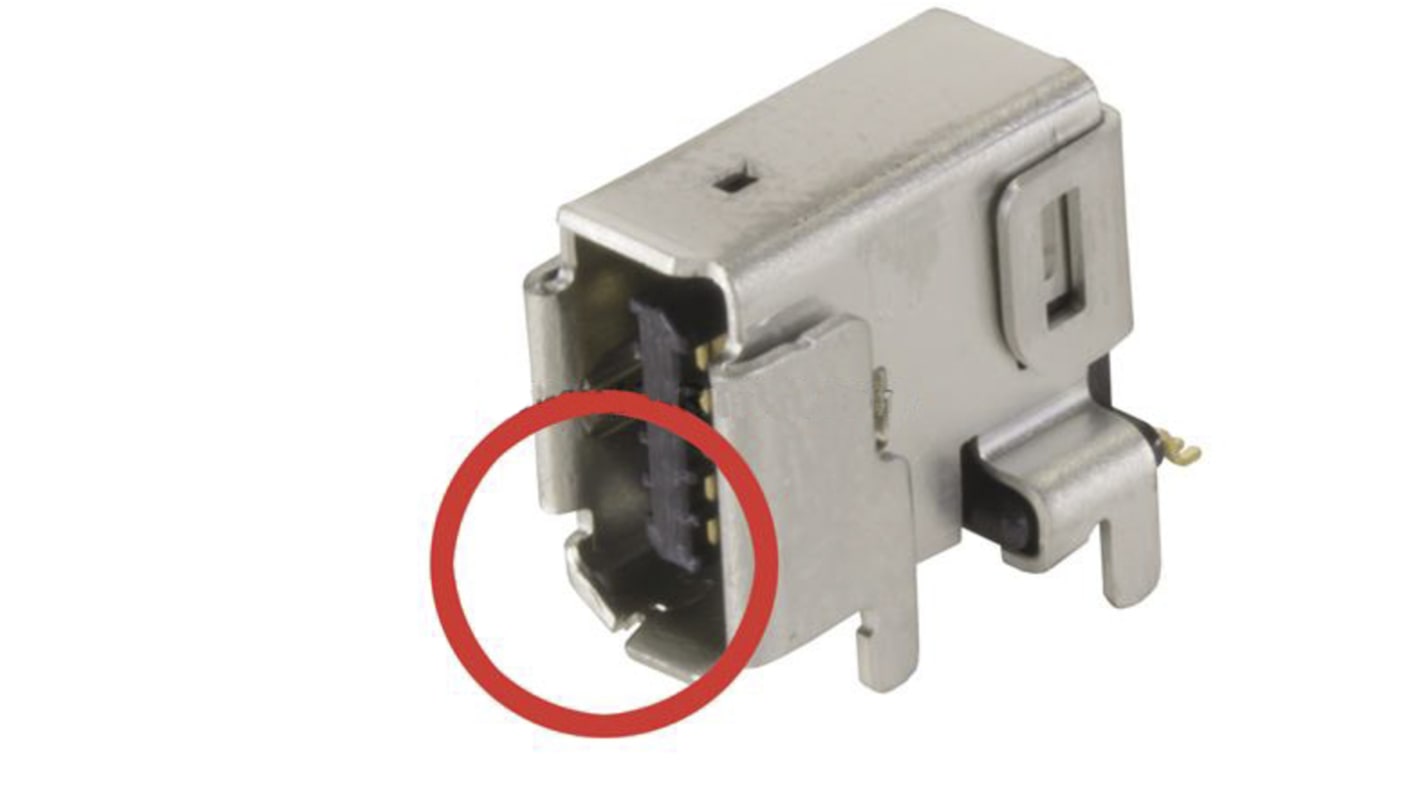 Conector IX Industrial Cat6a Hembra HARTING serie IX Industrial, de 10P10C vías