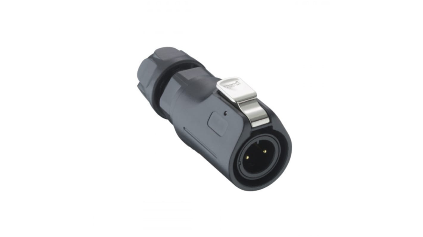 Lumberg Circular Connector, 7 Contacts, Cable Mount, Plug, Male, IP67, 02 Series