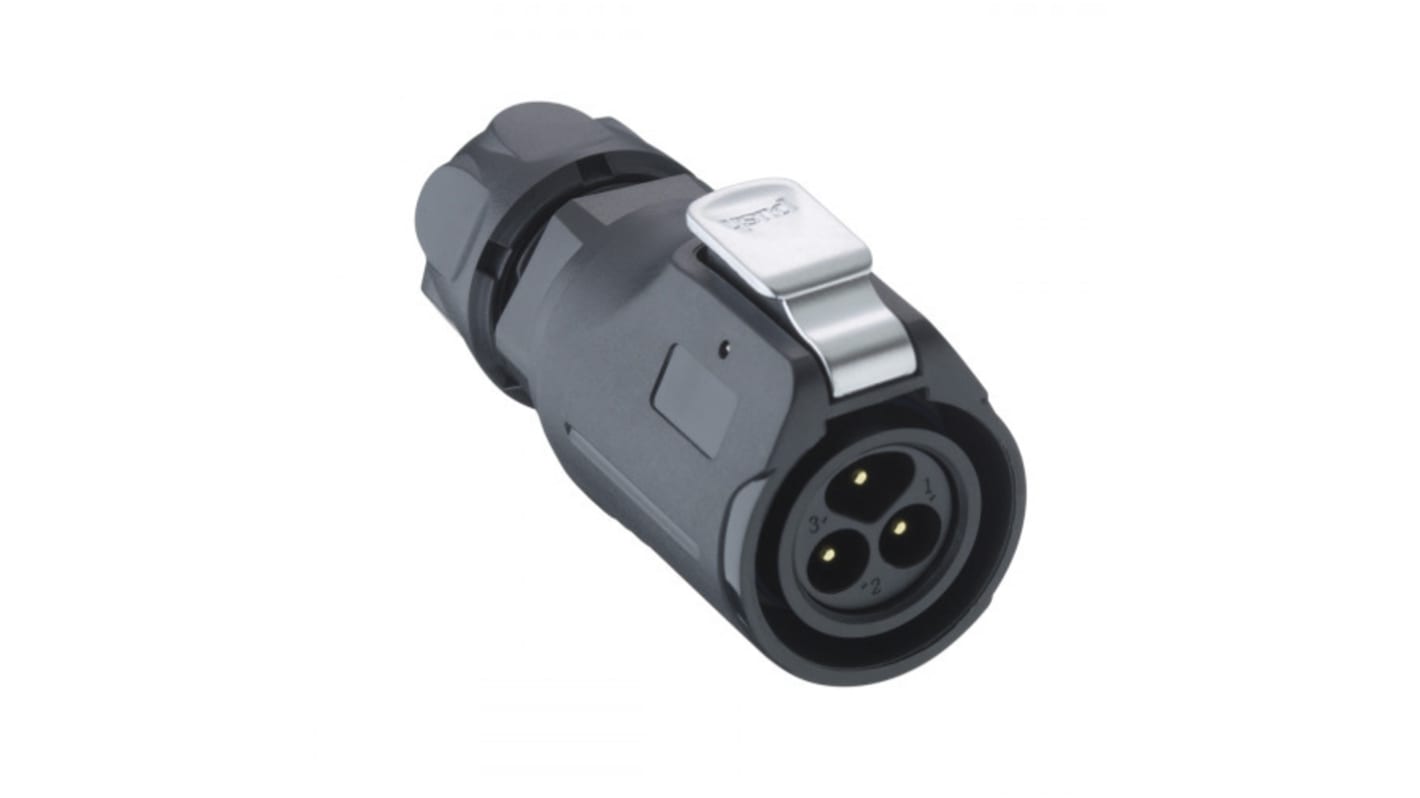 Lumberg Circular Connector, 5 Contacts, Cable Mount, Plug, Male, IP67, 02 Series