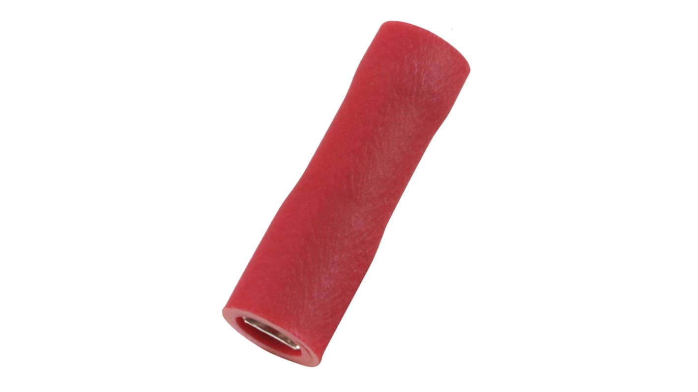 RS PRO Red Insulated Female Spade Connector, Receptacle, 0.5 x 2.8mm Tab Size, 0.5mm² to 1.5mm²