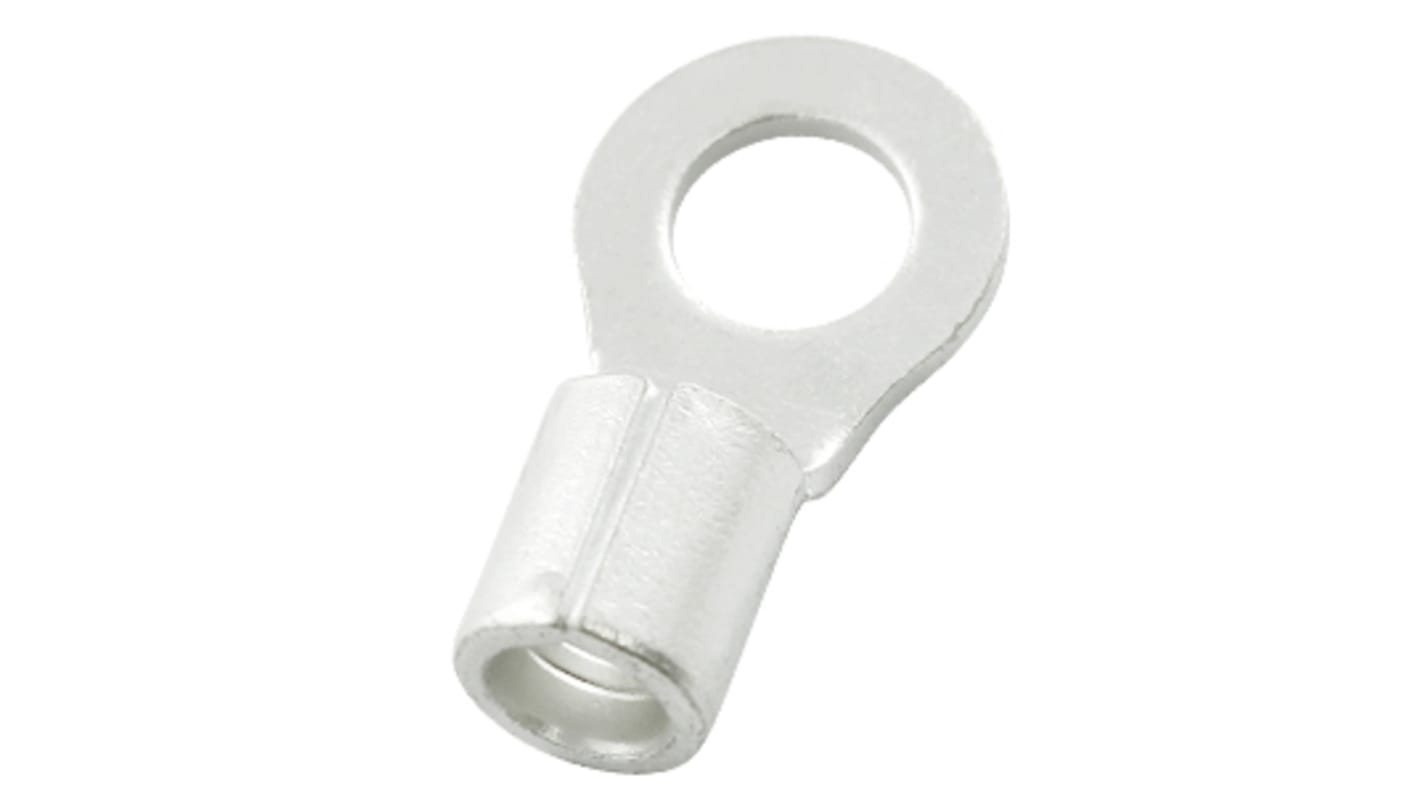 RS PRO Uninsulated Ring Terminal, 6.4mm Stud Size to 8mm² Wire Size