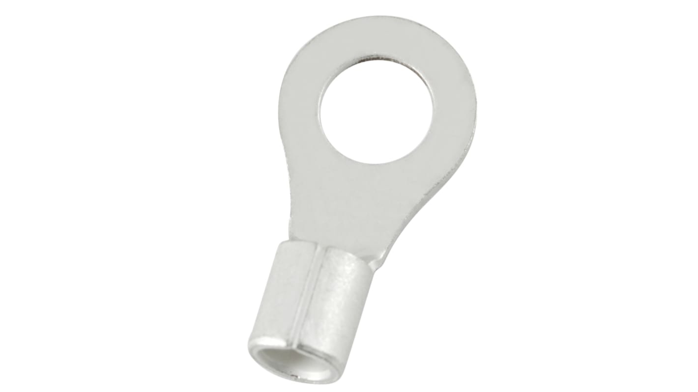 RS PRO Uninsulated Ring Terminal, 8.4mm Stud Size to 8mm² Wire Size