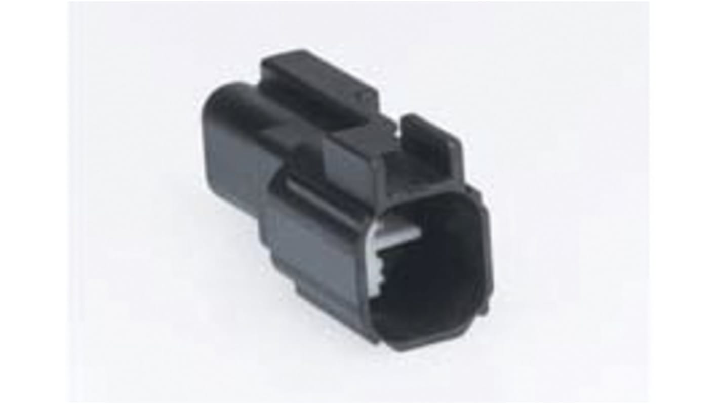 Molex MX150  Automotive, Kfz-Steckverbinder, Inline-Steckverbinderbaugruppe, Stecker, 2-polig, Schwarz / 1-reihig