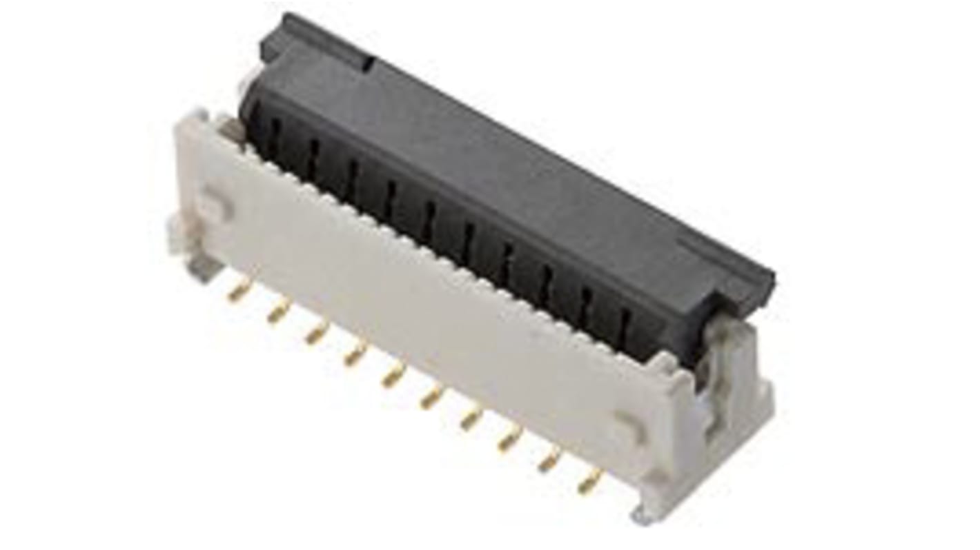 Conector FPC hembra Molex de 24 vías, paso 0.5mm, 1 fila, SMT