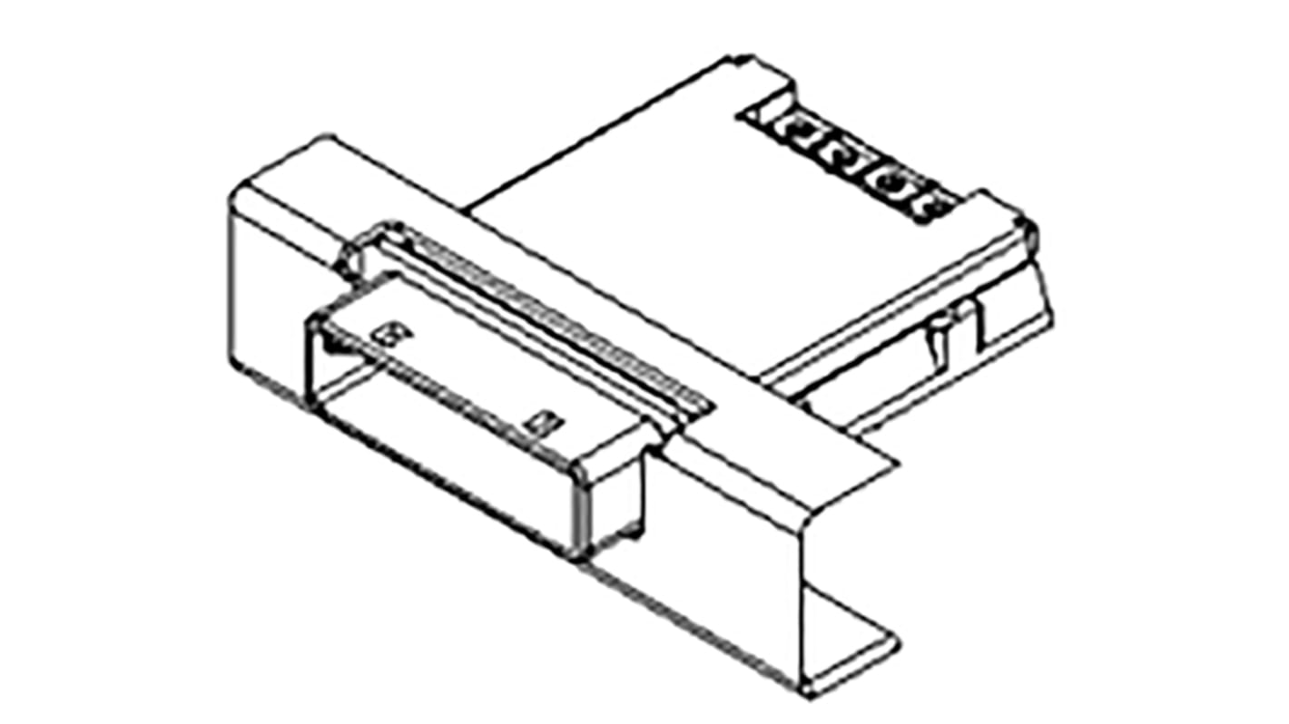 Connecteur bord de carte Molex, Femelle, Horizontal